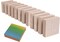 12 Pieces - 4” x 4” Wooden Blocks for Crafts - 1-Inch Thick Square MDF Blocks - Smooth Surface with Wood Grain Pattern - Highly Customizable Blank Wood Squares